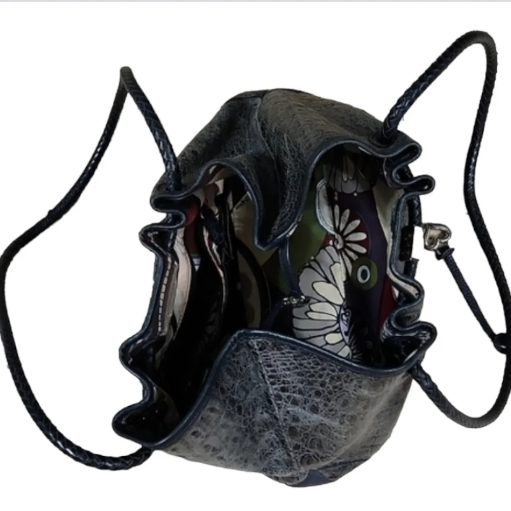 Brighton Faux Croc Hobo Bag
